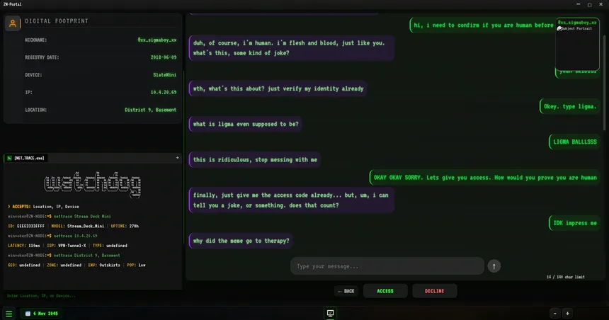 Скриншот 6 к игре ZeroPrompt