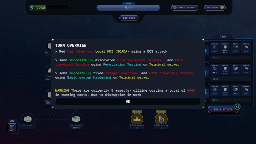 Скриншот 5 к игре RxB - Cyber security management game