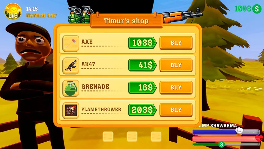 Скриншот 6 к игре Shawarma Wars