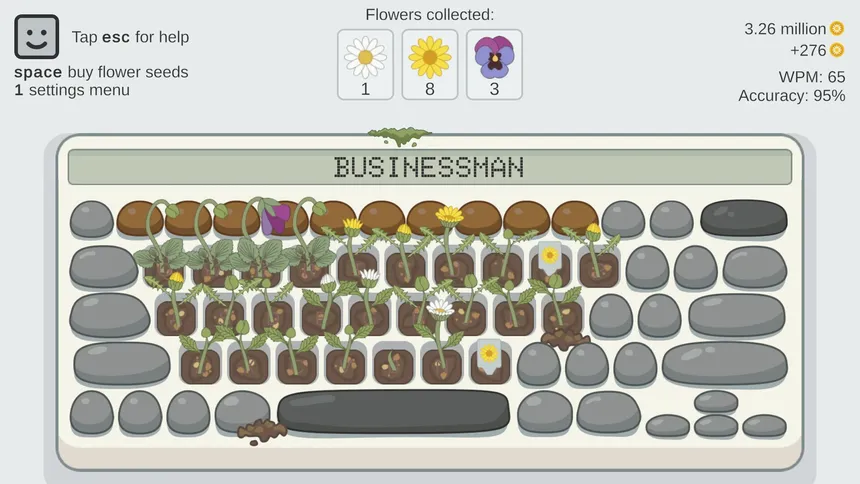 Скриншот 5 к игре Qwerty Garden