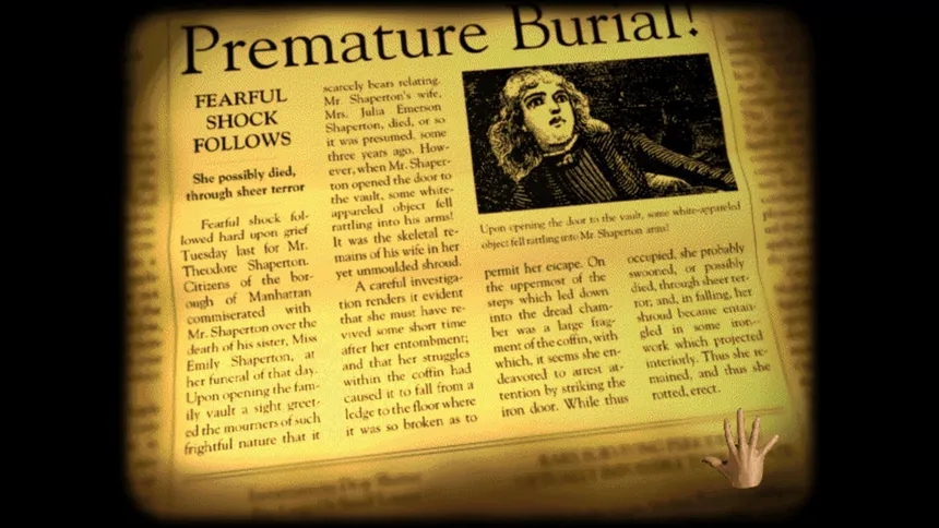 Скриншот 8 к игре Edgar Allan Poe's Interactive Horror: 1995 Edition