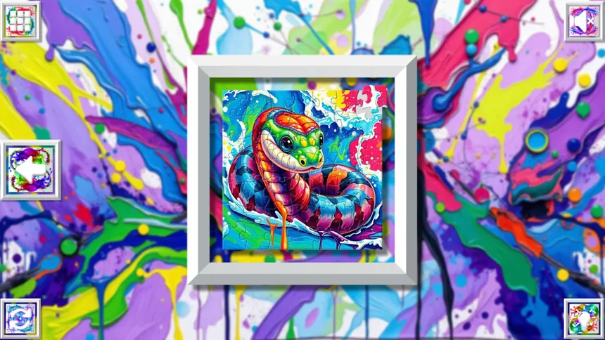 Скриншот 6 к игре Color Splash: Reptiles