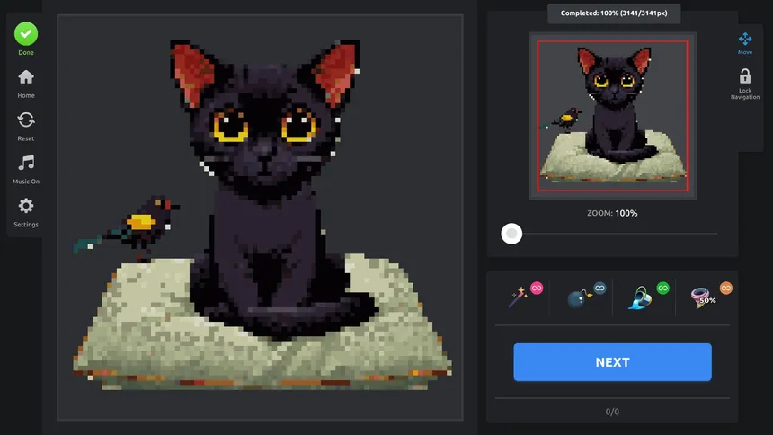 Скриншот 6 к игре Pixel Art Coloring Book 2