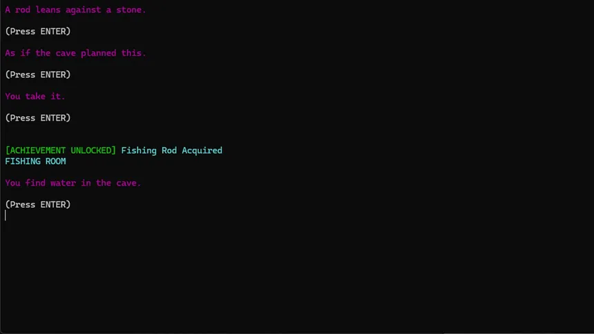 Скриншот 5 к игре Nick's Text Adventure