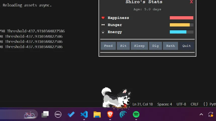 Скриншот 5 к игре Pixel Pal: Desktop Pet