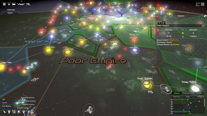 Скриншот 8 к игре GalactiWar - Empire Simulator