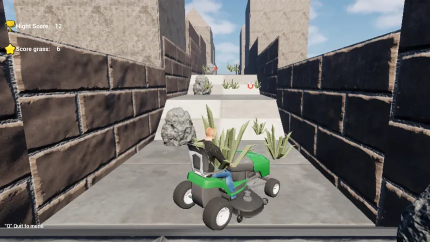 Скриншот 5 к игре Lawnmower Runner