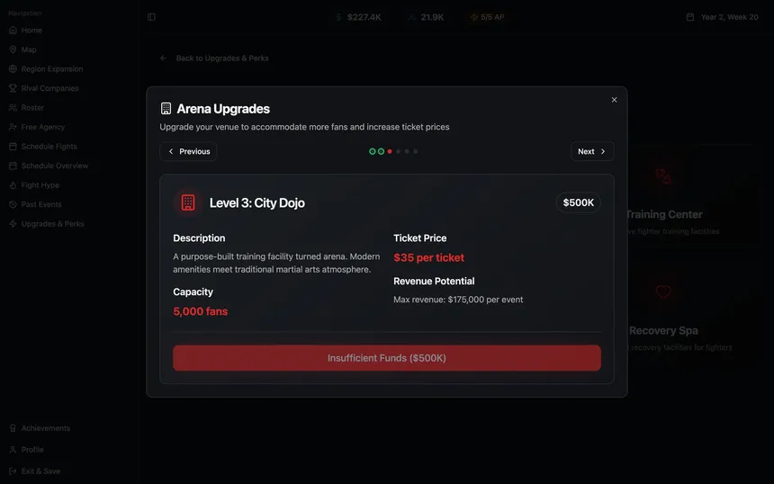 Скриншот 5 к игре MMA Empire