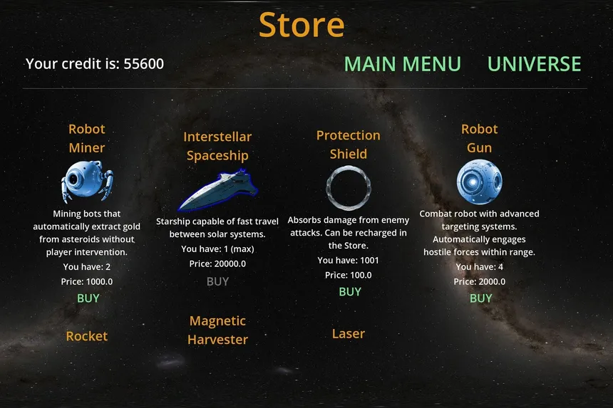 Скриншот 6 к игре Cosmic Gold Rush