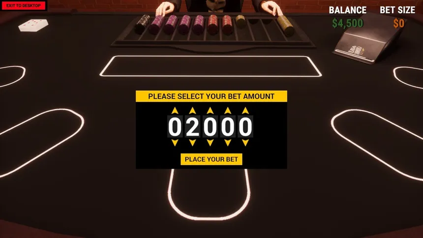 Скриншот 5 к игре Blackjack Simulator 2026