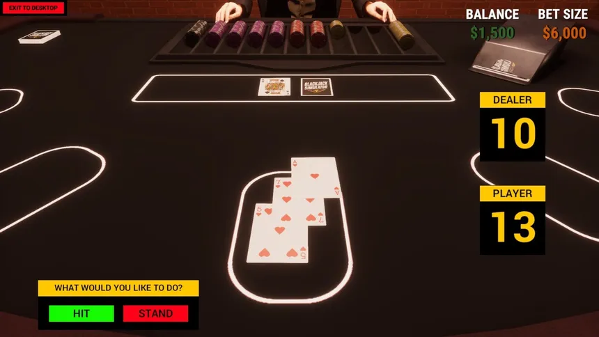 Скриншот 7 к игре Blackjack Simulator 2026