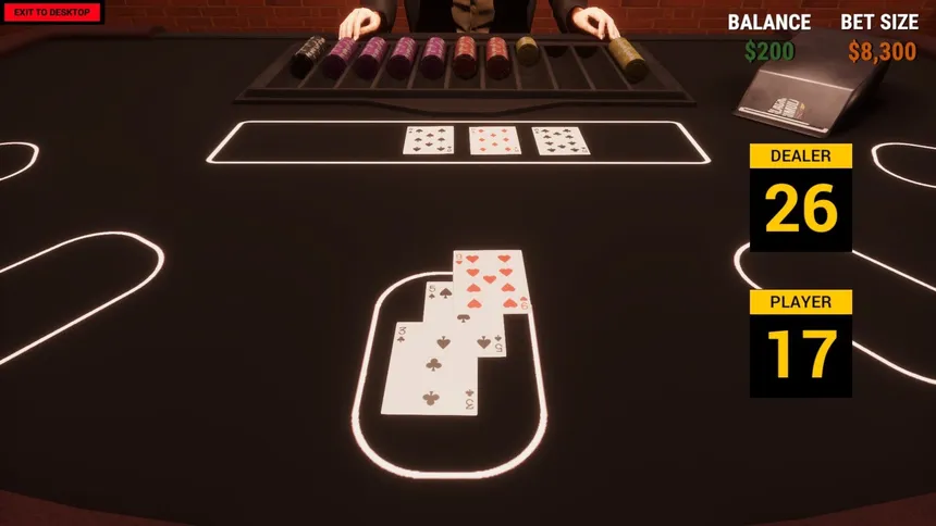 Скриншот 8 к игре Blackjack Simulator 2026