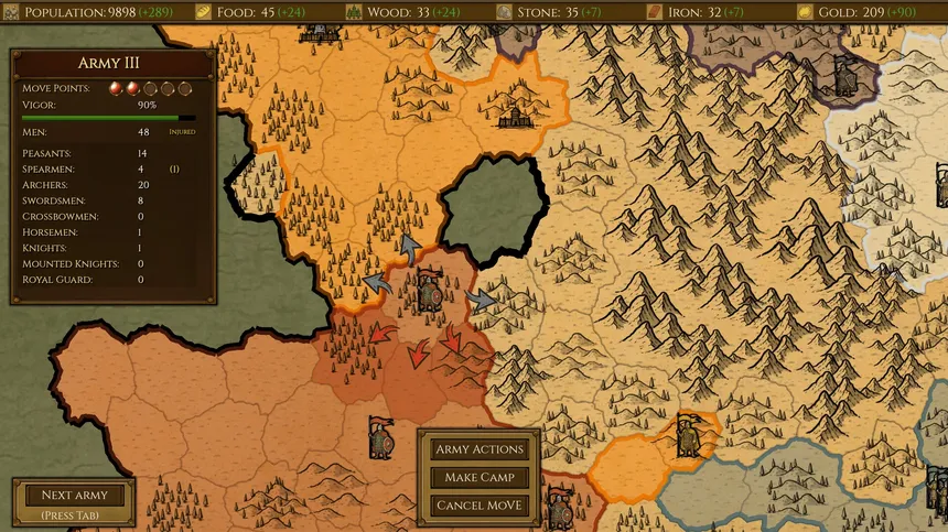 Скриншот 6 к игре Horn of the Warlord