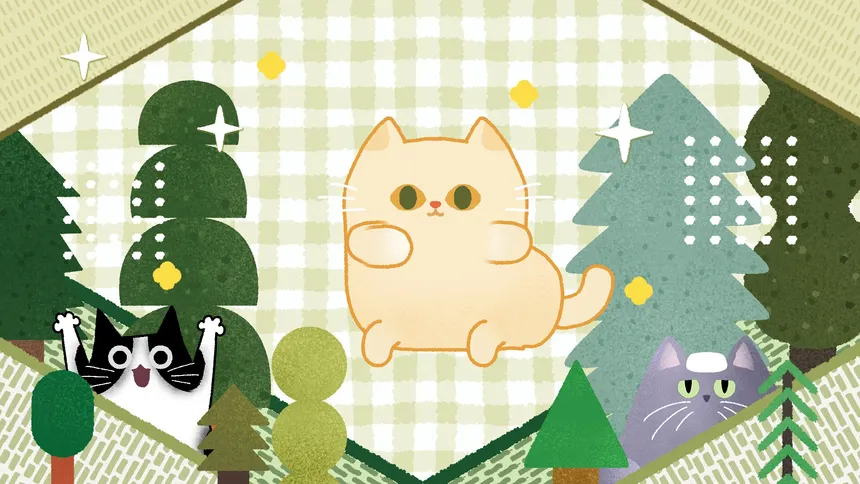 Скриншот 6 к игре CATS BLOCKS: HOT SPRINGS