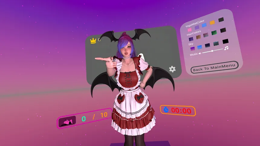 Скриншот 5 к игре Otaku VR: Сила пресса и поцелуи