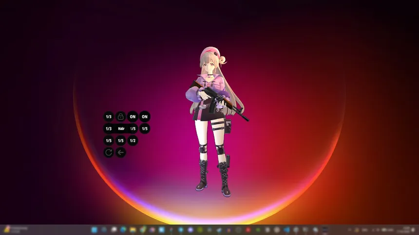 Скриншот 8 к игре Desktop Waifu Defender