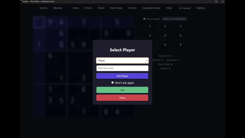 Скриншот 5 к игре Sudoku Challenge Pro