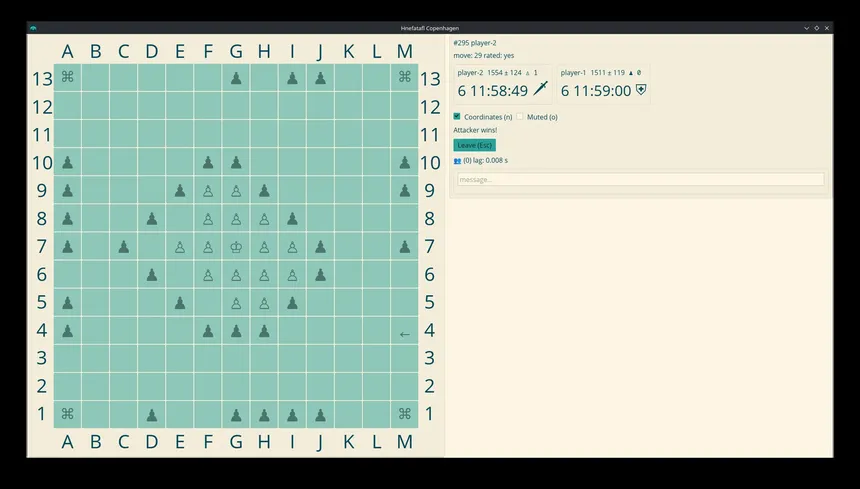Скриншот 5 к игре Hnefatafl Org