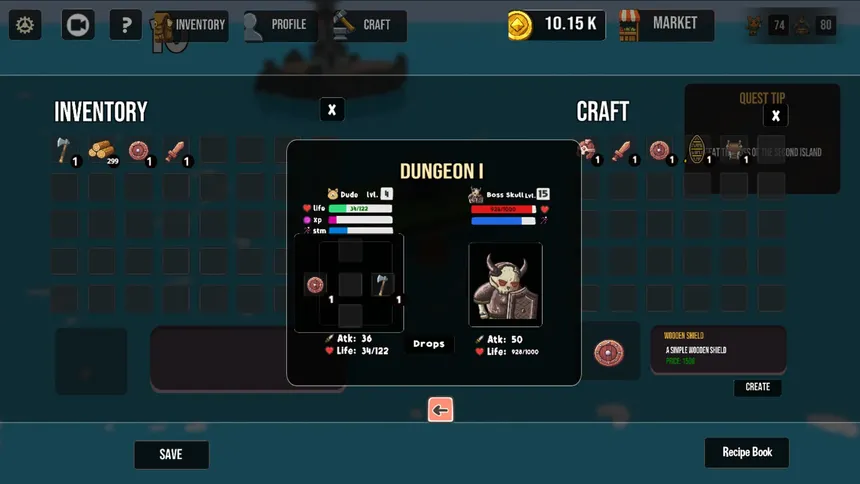 Скриншот 5 к игре Island Idle RPG: Build and Conquer