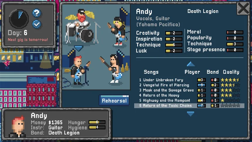 Скриншот 5 к игре Legends of Rock