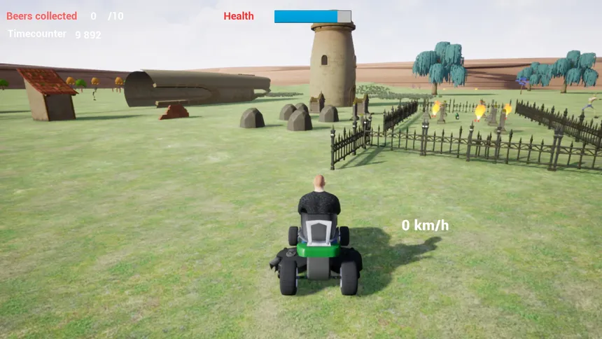 Скриншот 6 к игре Lawnmower Game Beer