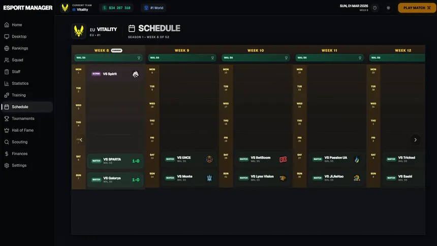 Скриншот 8 к игре Esports Manager: FPS