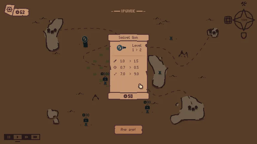 Скриншот 5 к игре PEW PEW PIRATES - Tower Defense