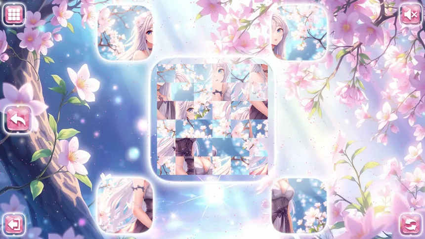 Скриншот 7 к игре Lovely Anime Puzzle: Spring