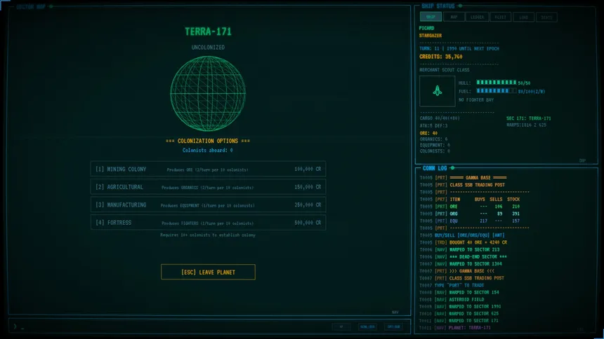 Скриншот 7 к игре Warp to Sector One