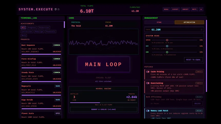Скриншот 5 к игре System.Execute