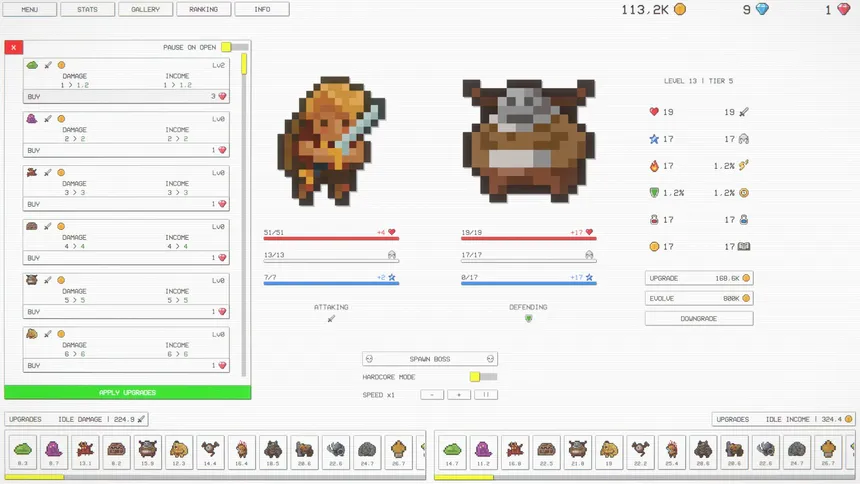 Скриншот 5 к игре Idle RPG