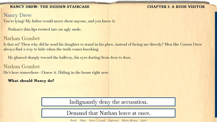 Скриншот 6 к игре Nancy Drew: The Hidden Staircase