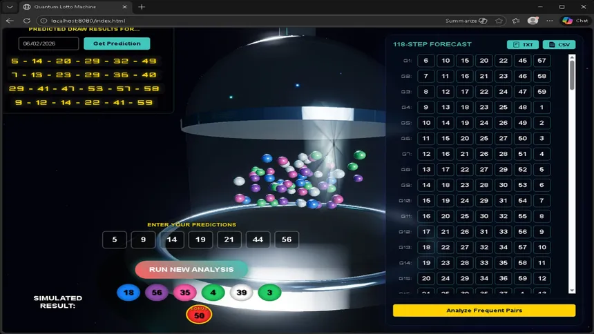 Скриншот 6 к игре Quantum Lotto Machine