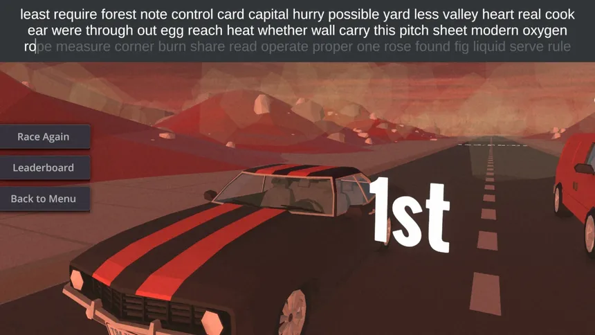 Скриншот 5 к игре Typing Drag Racer