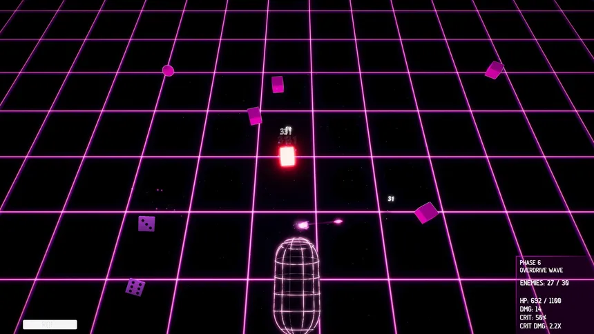 Скриншот 6 к игре Synthwave Dice TD