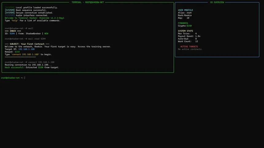 Скриншот 6 к игре Terminal Hacker: Override