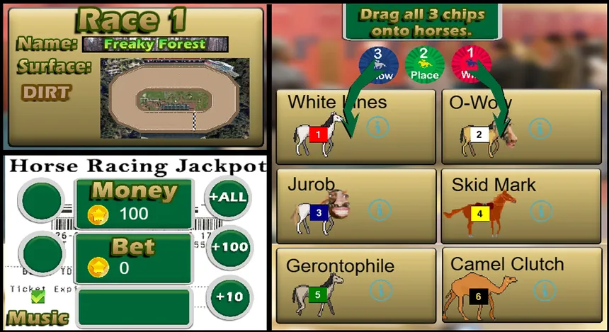 Скриншот 5 к игре Horse Racing Jackpot