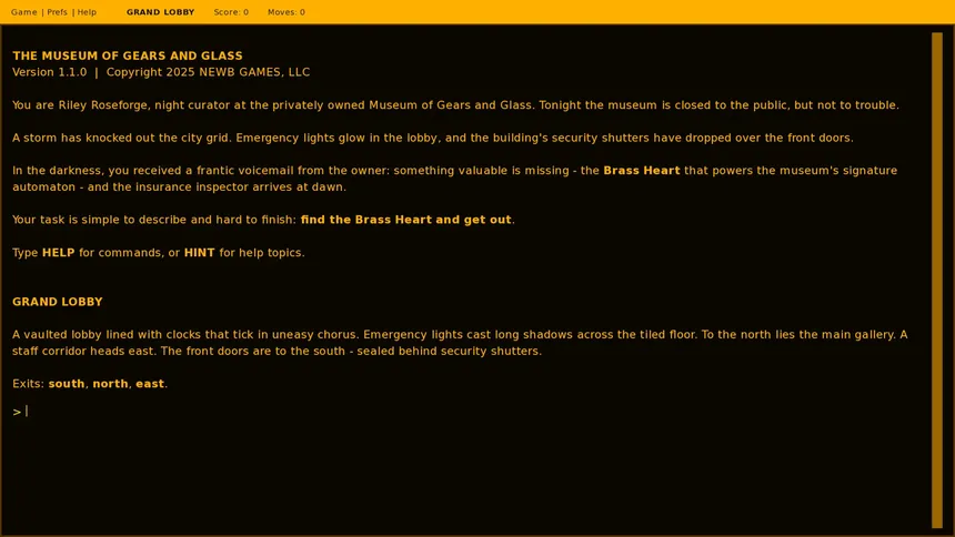 Скриншот 8 к игре Terminal Tales: An Interactive Fiction Anthology