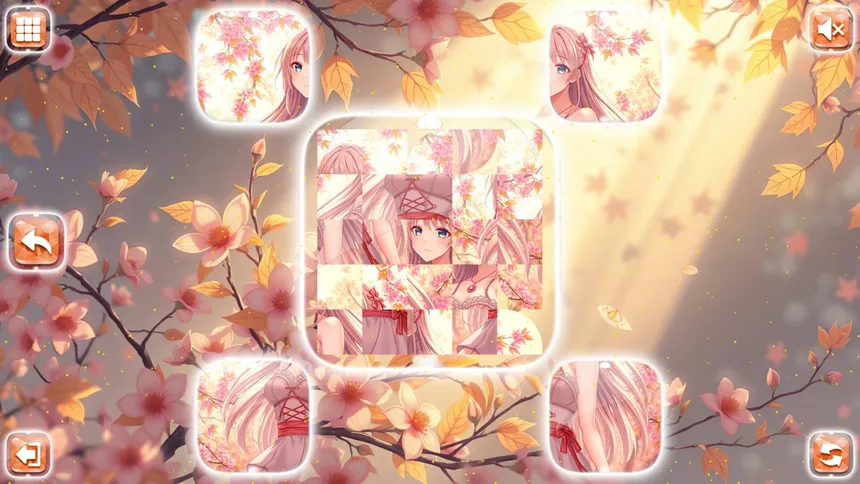 Скриншот 5 к игре Lovely Anime Puzzle: Autumn