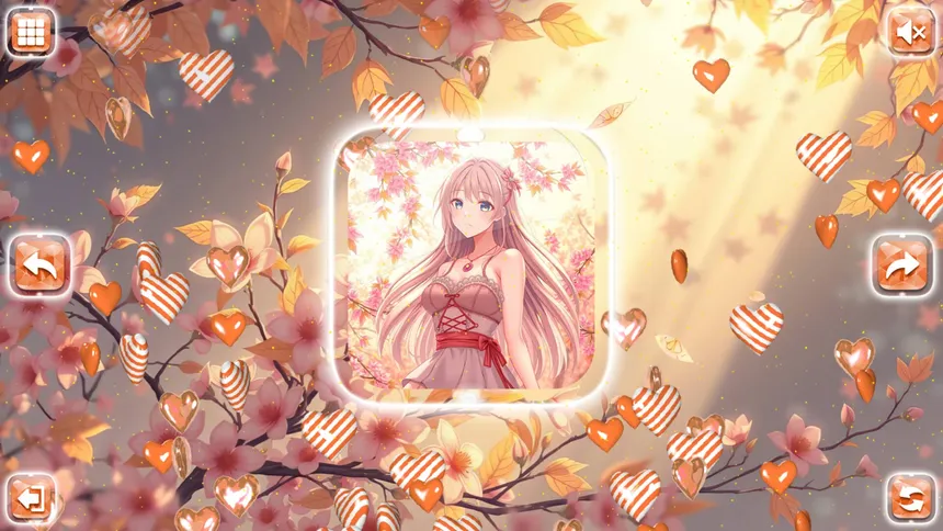 Скриншот 6 к игре Lovely Anime Puzzle: Autumn