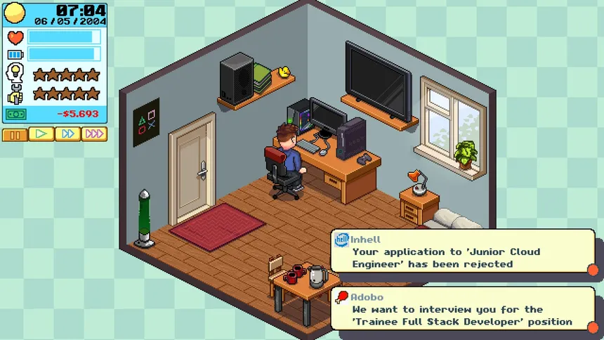 Скриншот 5 к игре Commitment: Software Developer Life Simulator