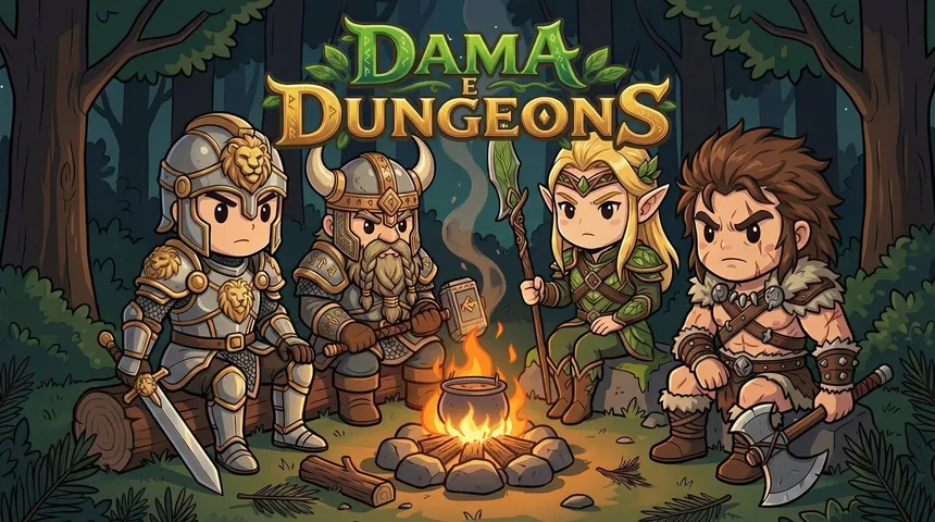 Скриншот 7 к игре Dama e Dungeons: 2D