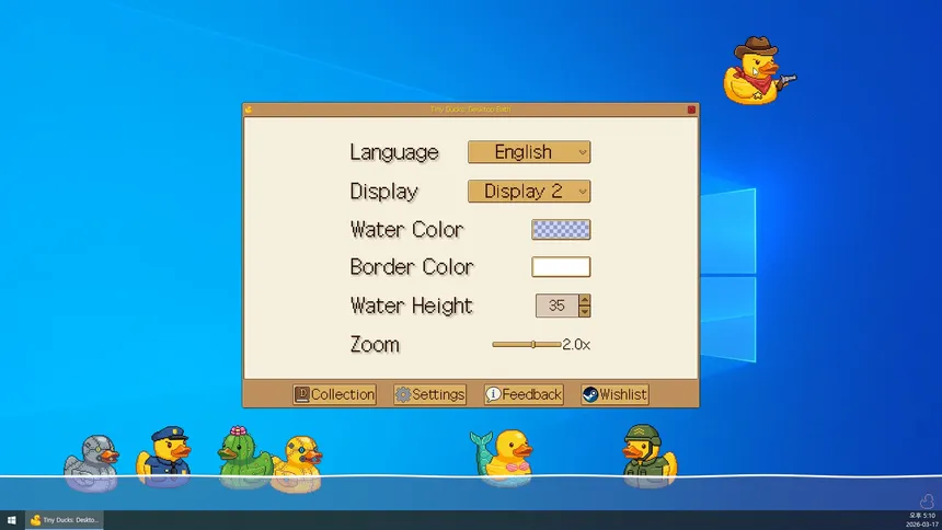 Скриншот 5 к игре Tiny Ducks: Desktop Bath