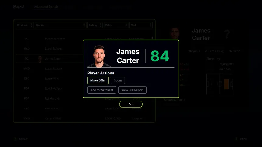 Скриншот 6 к игре FD 27: Direct Your Football Club
