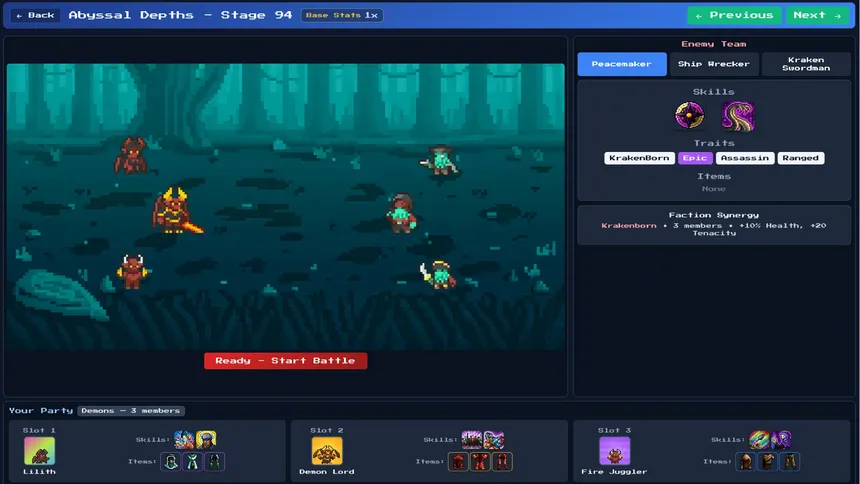 Скриншот 6 к игре AFK Tactics
