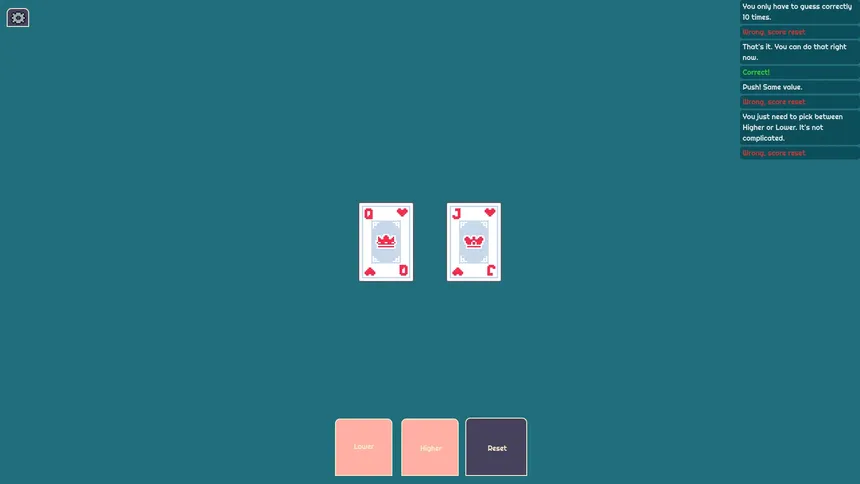 Скриншот 6 к игре Simply Higher or Lower