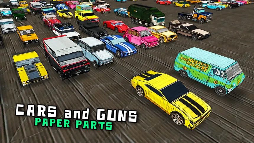 Скриншот 5 к игре Cars and Guns: Paper Parts