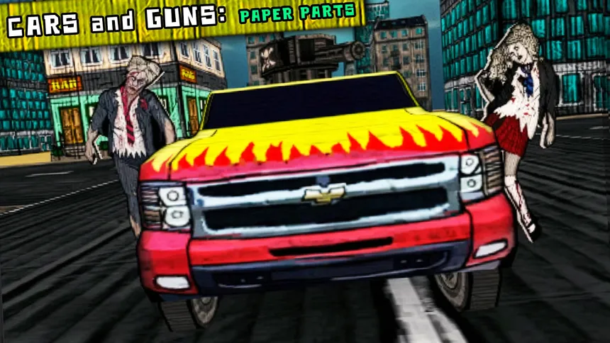 Скриншот 7 к игре Cars and Guns: Paper Parts