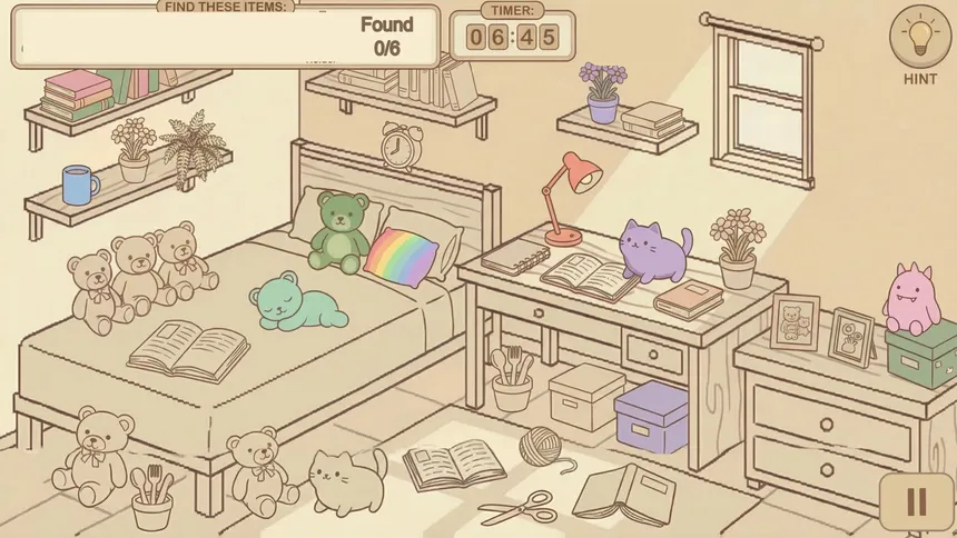Скриншот 5 к игре Cozy Pages: Find & Color