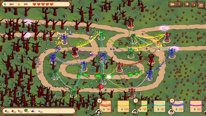 Скриншот 6 к игре Rainbow Tower Defense